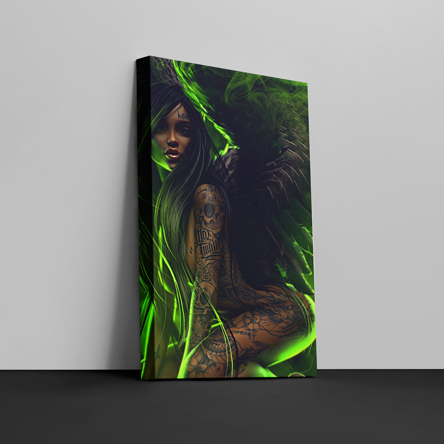 Green "Angel" - Canvas wall art