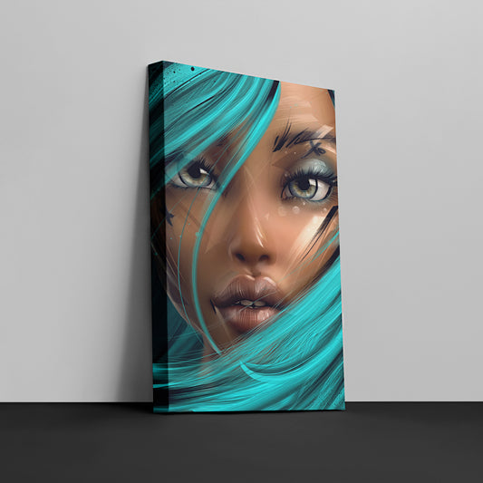 Pretty face - Canvas wall art