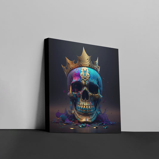 King Skull - Canvas wall art