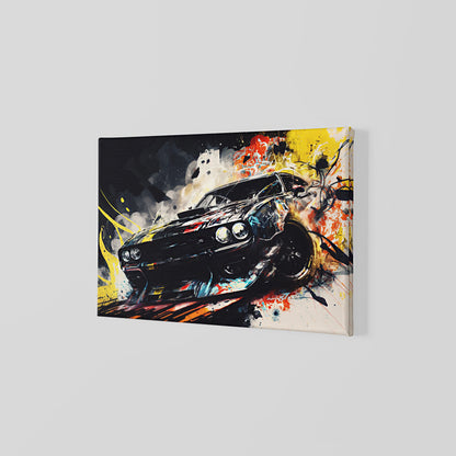 Challenger splash - Canvas wall art