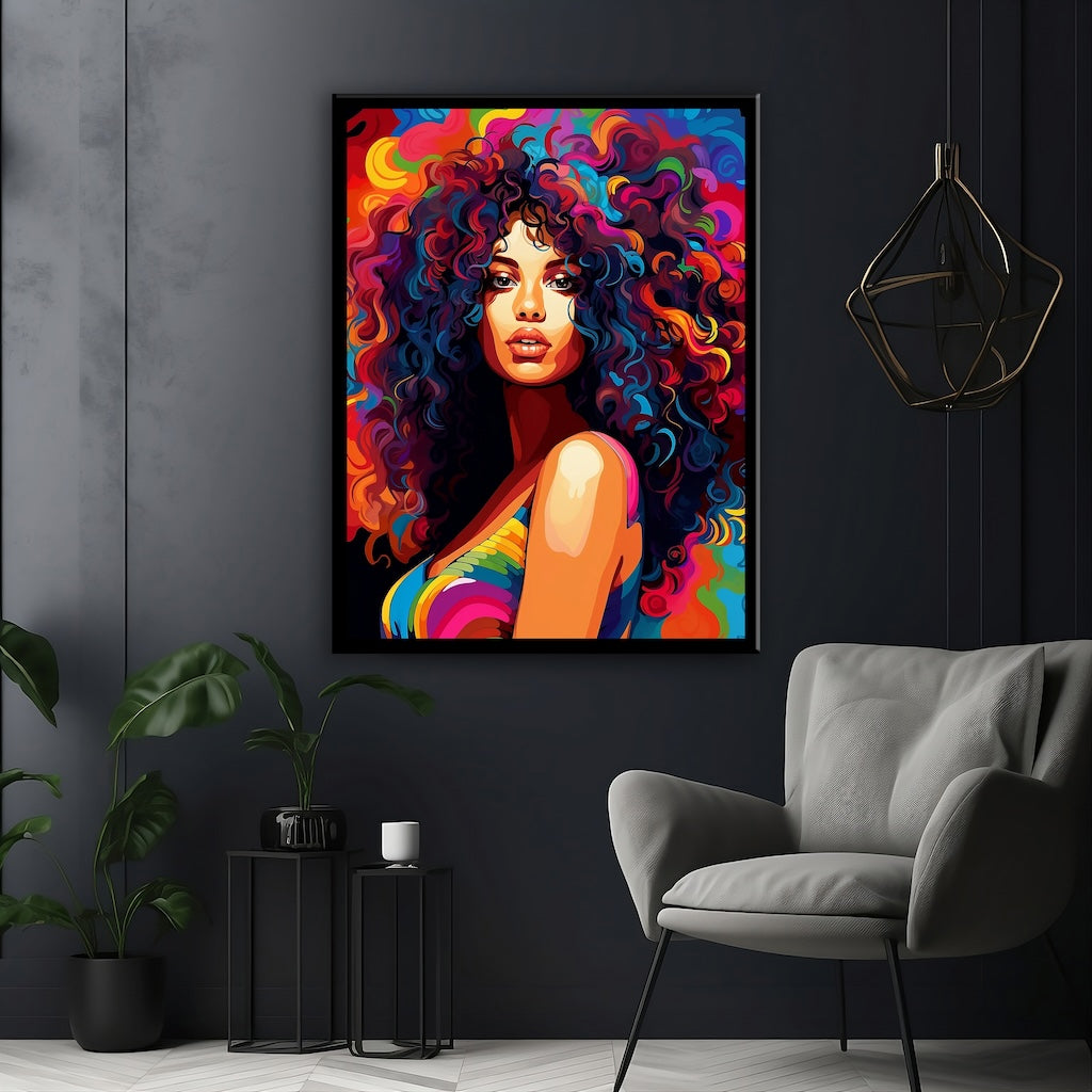 Curls - Canvas wall art