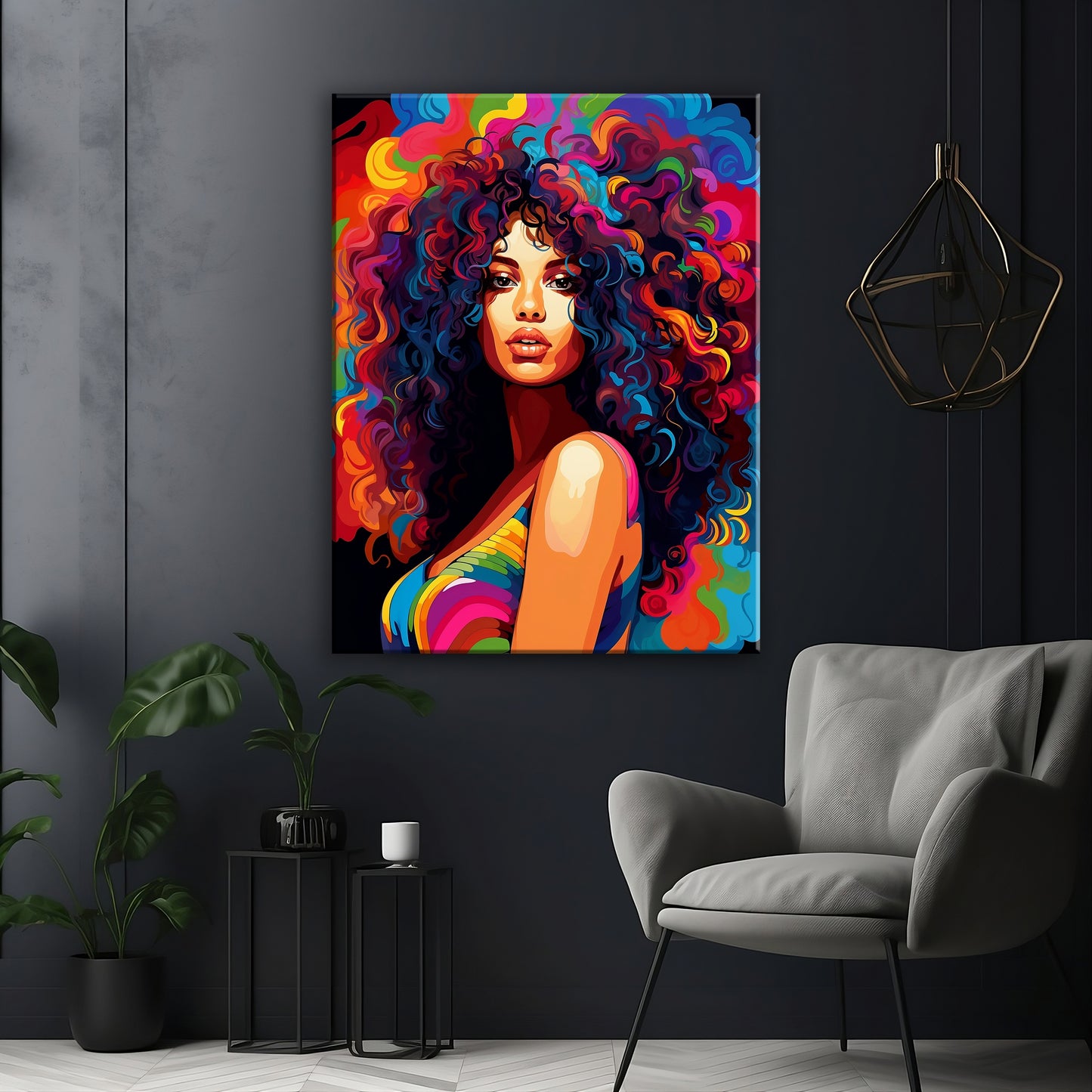 Curls - Canvas wall art