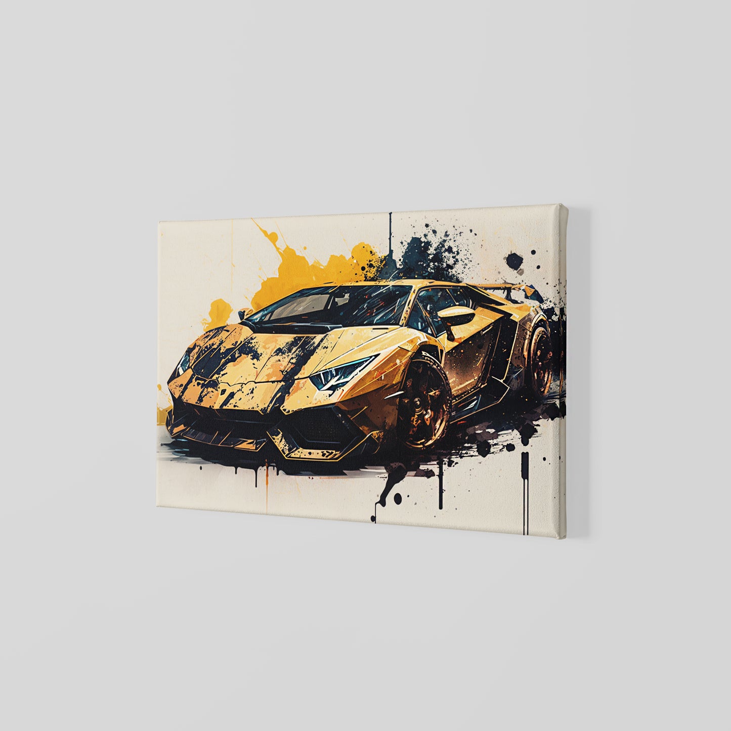 Lambo splash - Canvas wall art