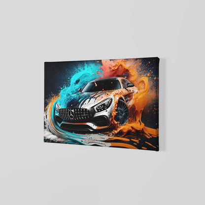 AMG GTs - Canvas wall art