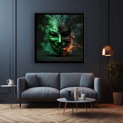 Mask - Canvas wall art