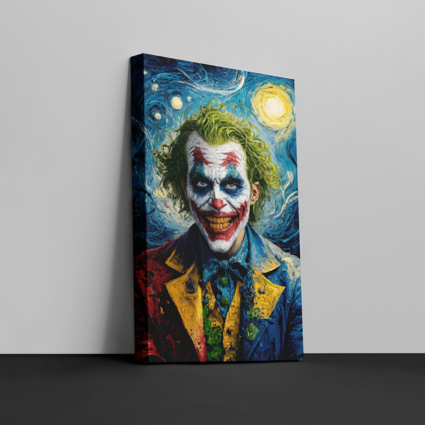 Joker Van Gogh style - Canvas wall art