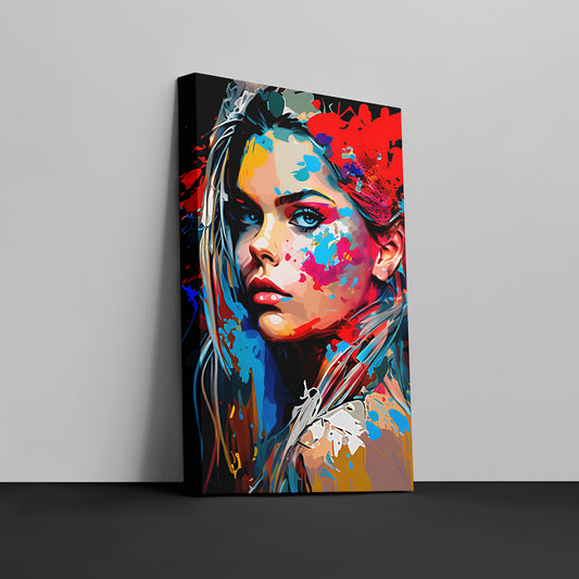 Splash girl - Canvas wall art