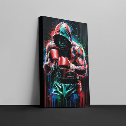 Boxer splash - Canvas wall art