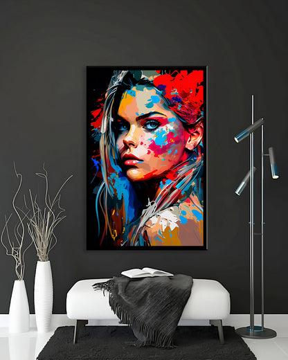 Splash girl - Canvas wall art