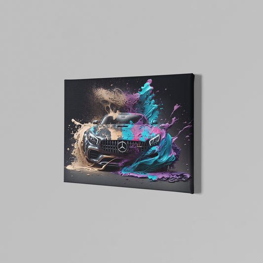 Purple GT - Canvas wall art