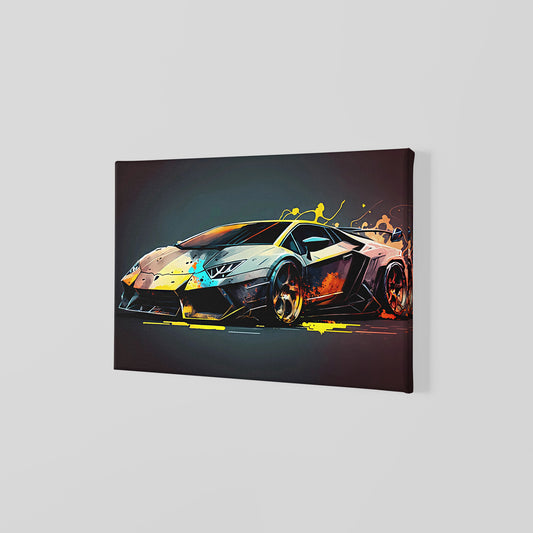 Splash Lamborghini Avent - Canvas wall art