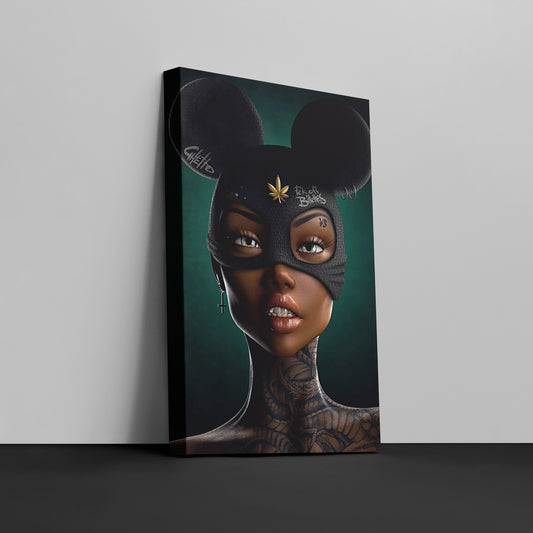 Seksy Mouse - Canvas wall art