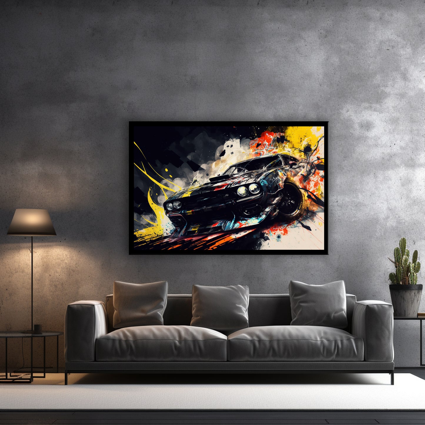 Challenger splash - Canvas wall art