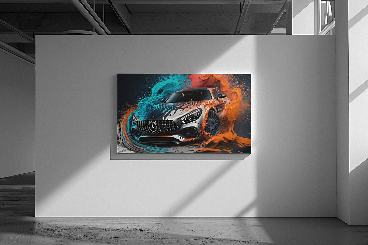 AMG GTs - Canvas wall art