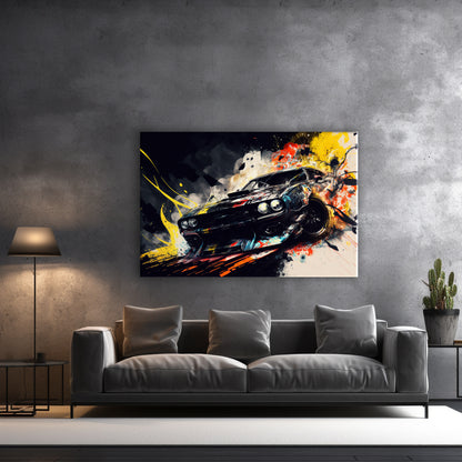 Challenger splash - Canvas wall art