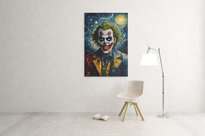 Joker Van Gogh style - Canvas wall art