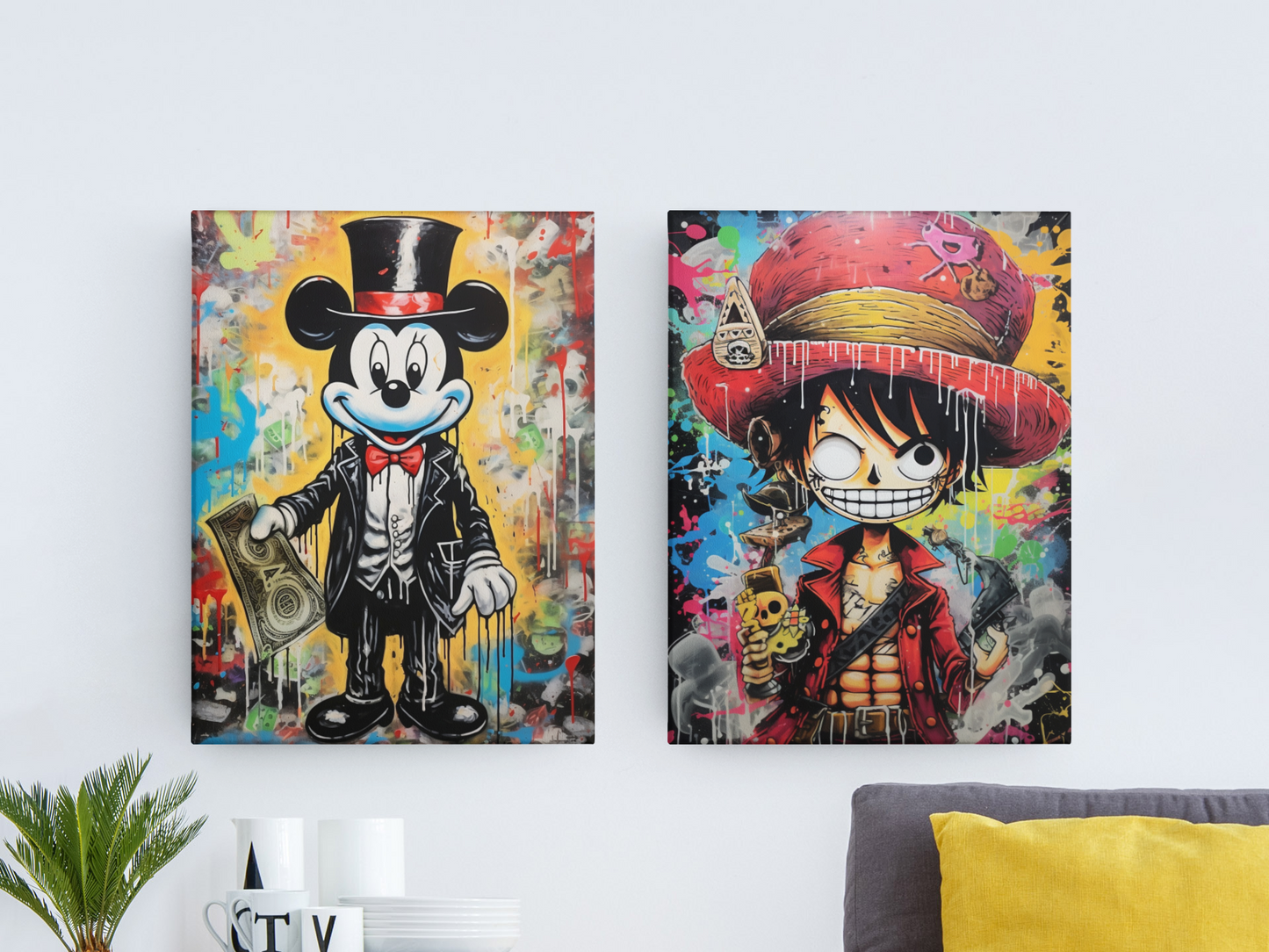 Mickey Mouse  - Canvas wall art