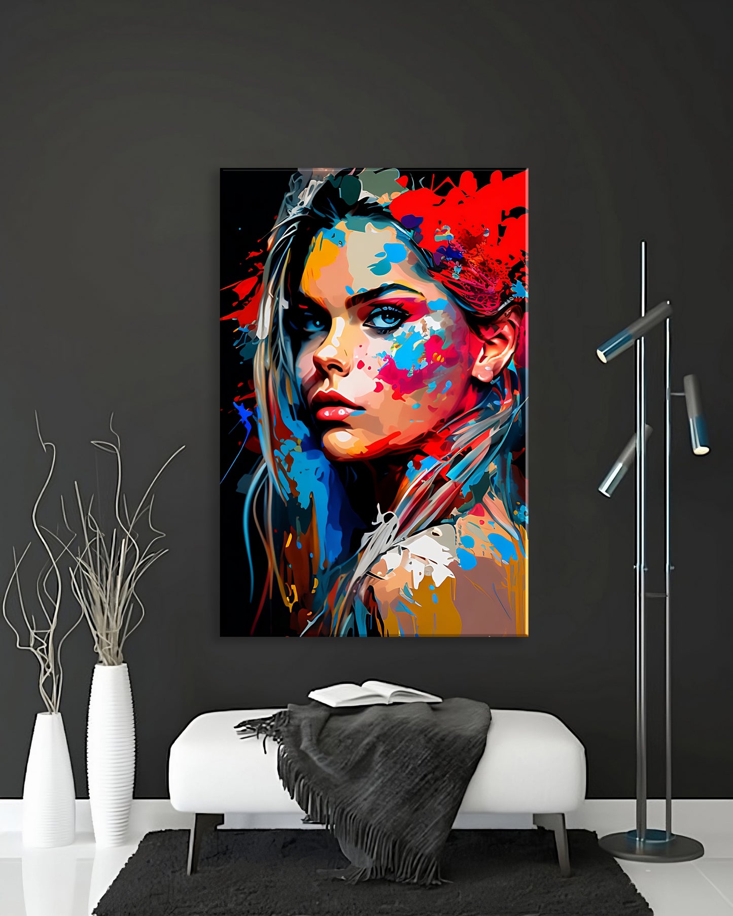 Splash girl - Canvas wall art