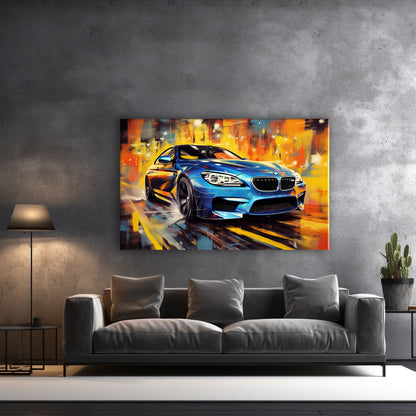 M6 artwork - Canvas wall art