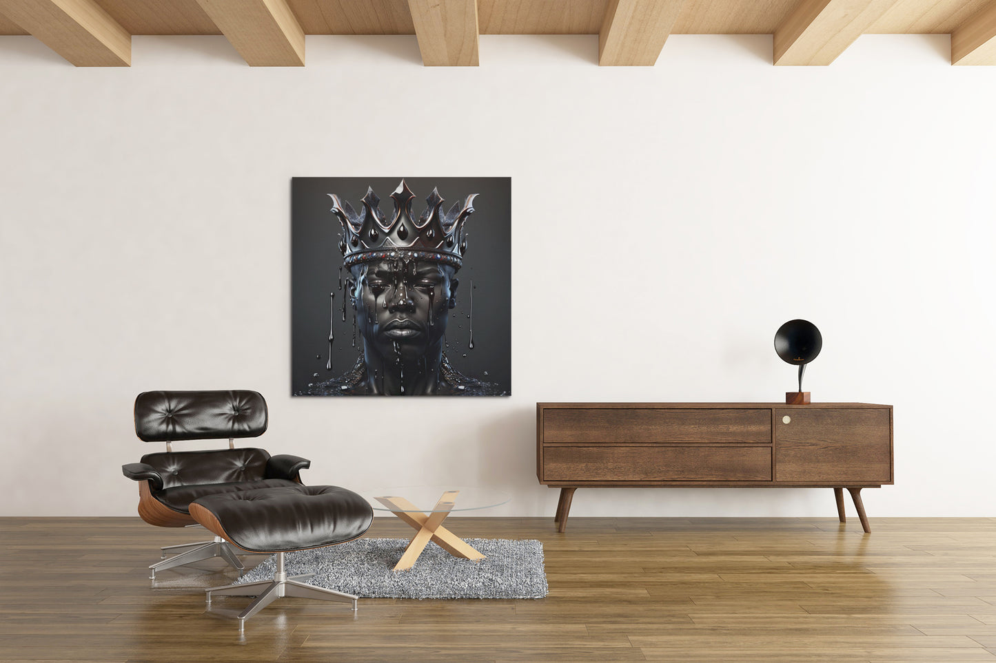 Limited Crown art - Canvas wall art