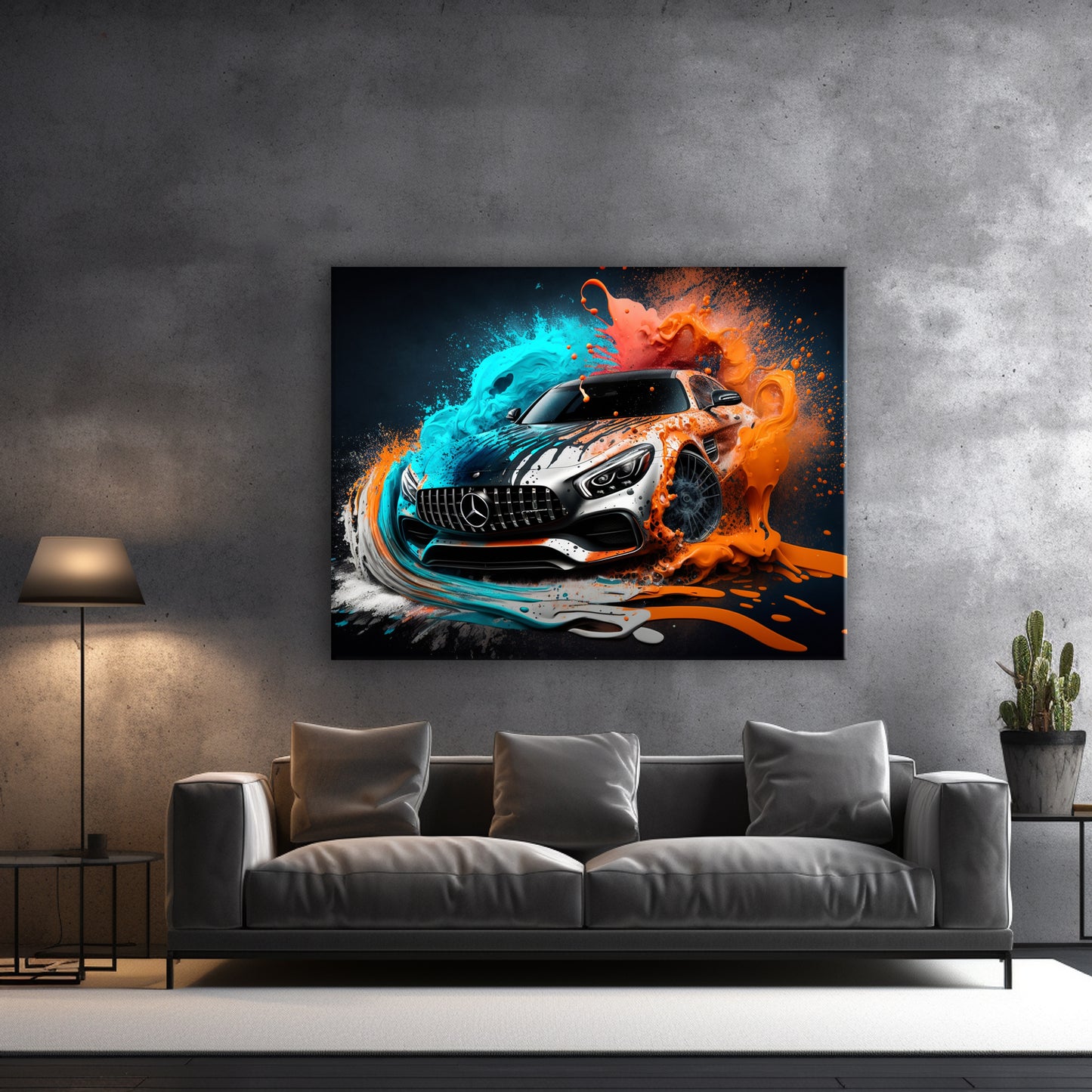 AMG GTs - Canvas wall art