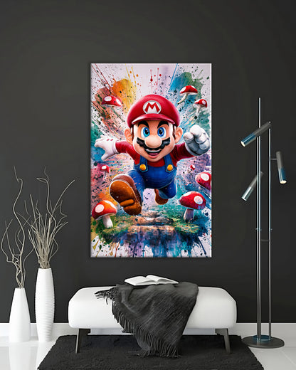 Mario trip - Canvas wall art