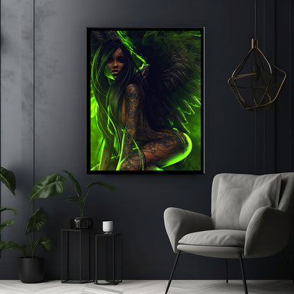 Green "Angel" - Canvas wall art