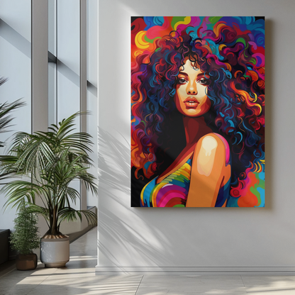 Curls - Canvas wall art