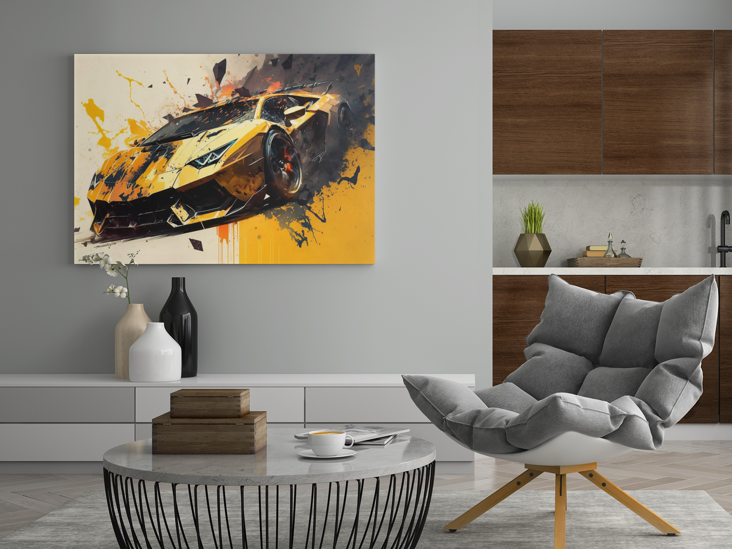 Lamborghini Avent - Canvas wall art