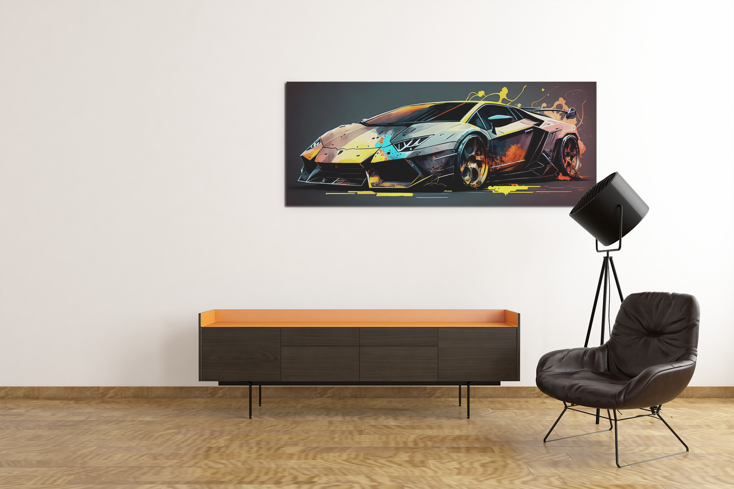 Splash Lamborghini Avent - Canvas wall art