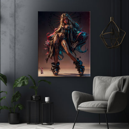 Fashion model - Canvas wall art