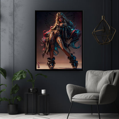 Fashion model - Canvas wall art