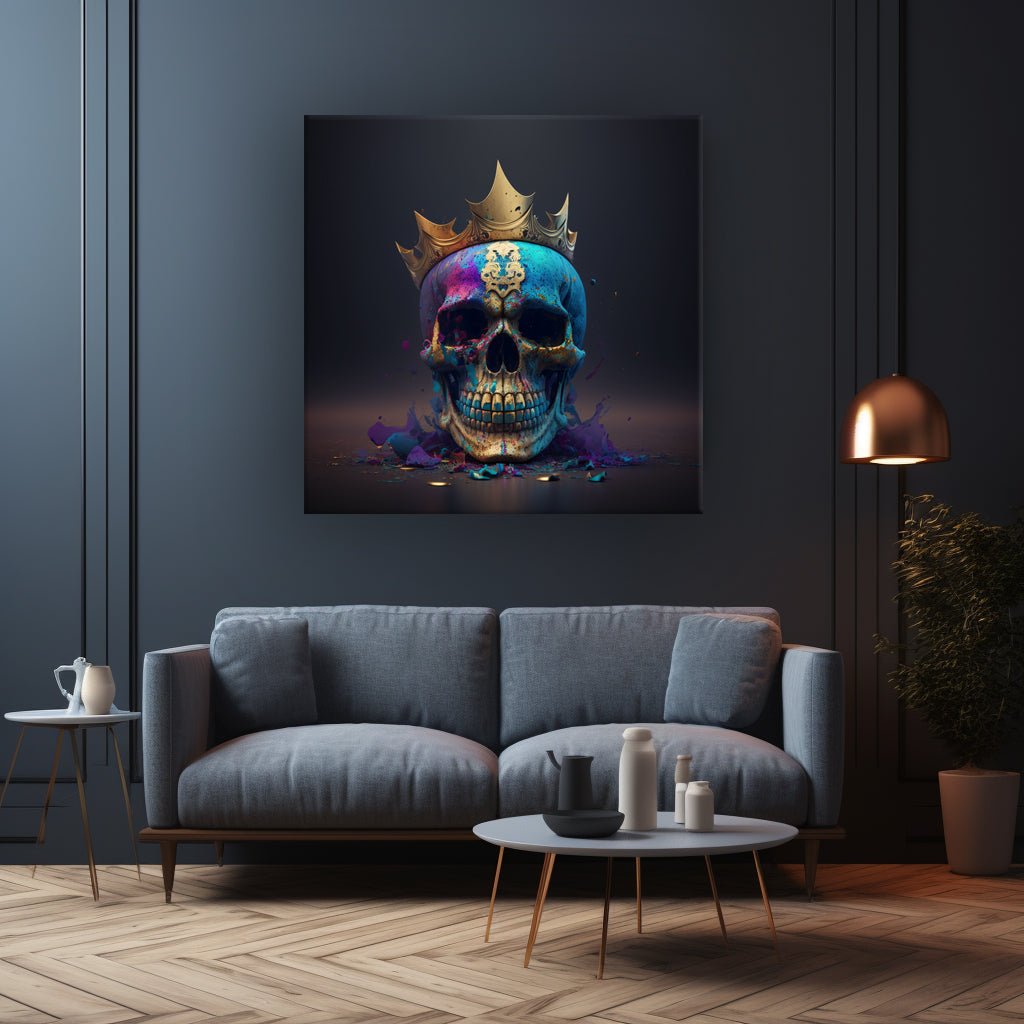 King Skull - Canvas wall art